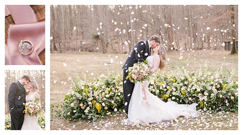 spring wedding, pink and yellow.  Nashville, TN wedding photographer