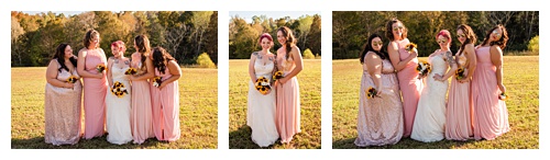 bridal party portraits, Apple Ridge Farm, Duck River, TN