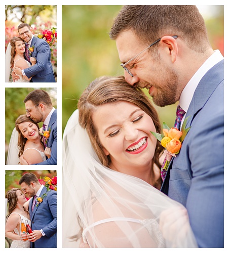 Citrus inspired wedding portraits (pink, orange, yellow)