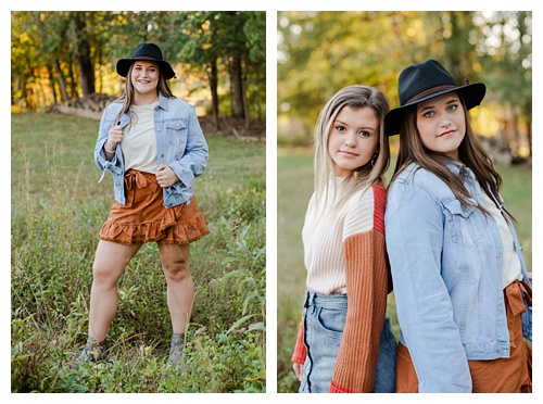 senior girl photography session, fall session 