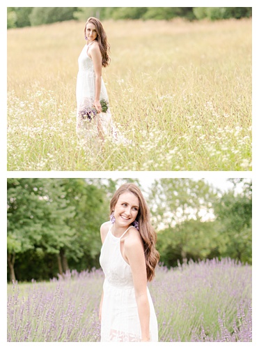 senior girl photography session, lavender session