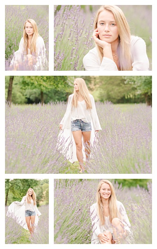 Class of 2020 senior photos, lavender fields