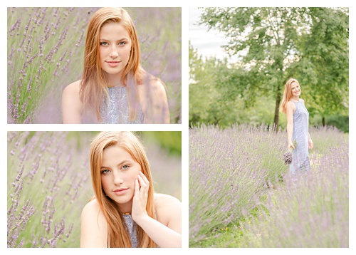 girls senior photography, lavender field 