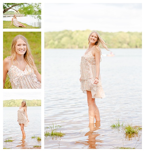 Senior girl photography, on the water