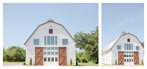 white barn wedding venue