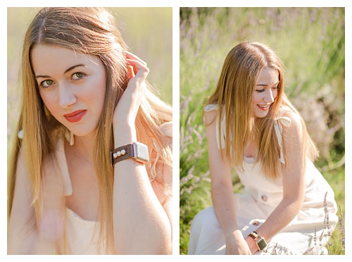 senior girl photography in a lavender field 