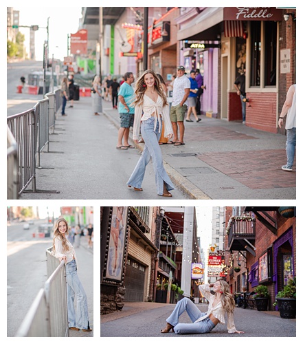 senior girl photography, downtown Nashville 