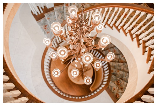 Lebanon, TN wedding venue, spiral staircase
