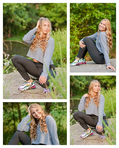 senior girl photography, sporty look 