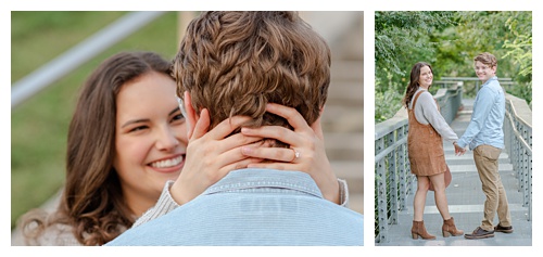 fall engagement session , downtown Nashville