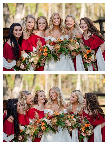Photography by Michelle bride and bridesmaids photos