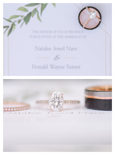 Photography by Michelle, detail shots, ring and invite
