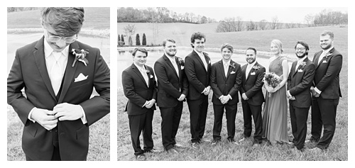 Photography by Michelle, groomsmen, black and white 