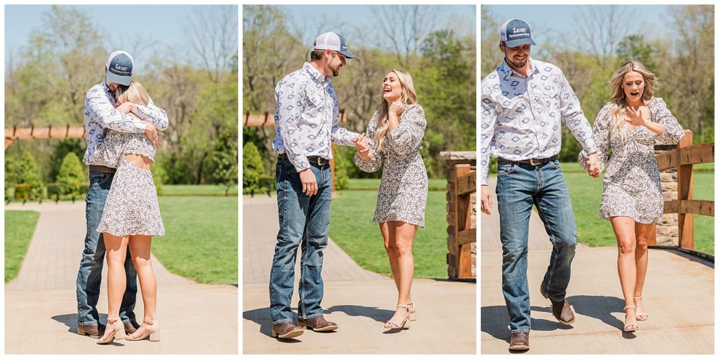 she said yes! | Proposal at The Barn at Sycamore Farms in Arrington, TN 