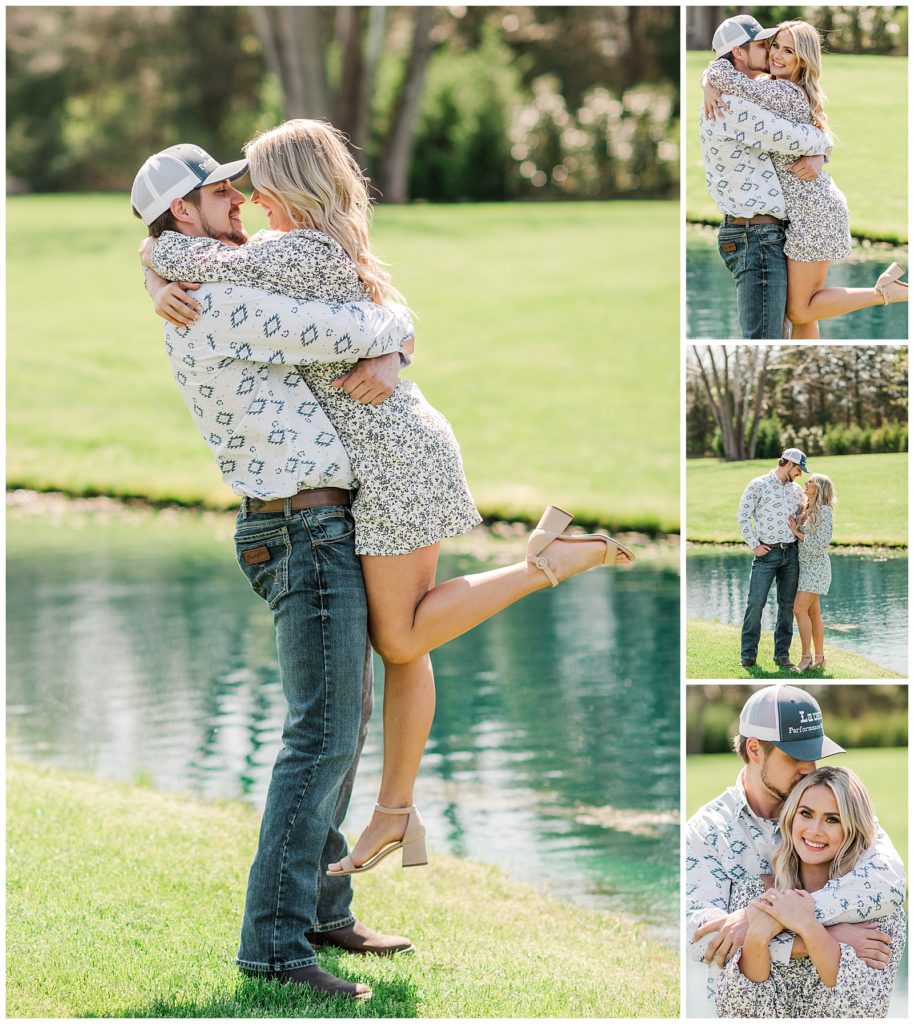 newly engaged photos | Proposal at The Barn at Sycamore Farms in Arrington, TN 