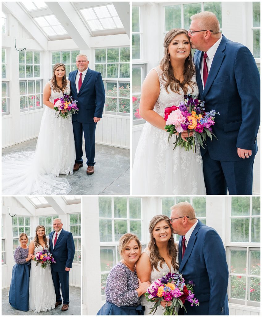 first look with dad | Salt Box Inn venue | Cookeville, TN