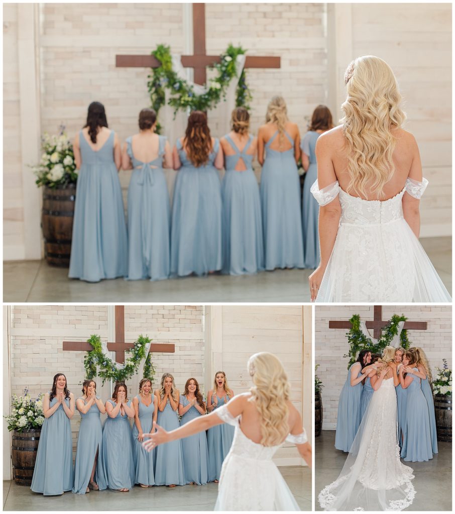 bridesmaid reveal | The White Dove Barn | Beechgrove, TN