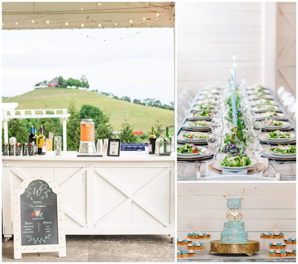 reception details | The White Dove Barn | Beechgrove, TN