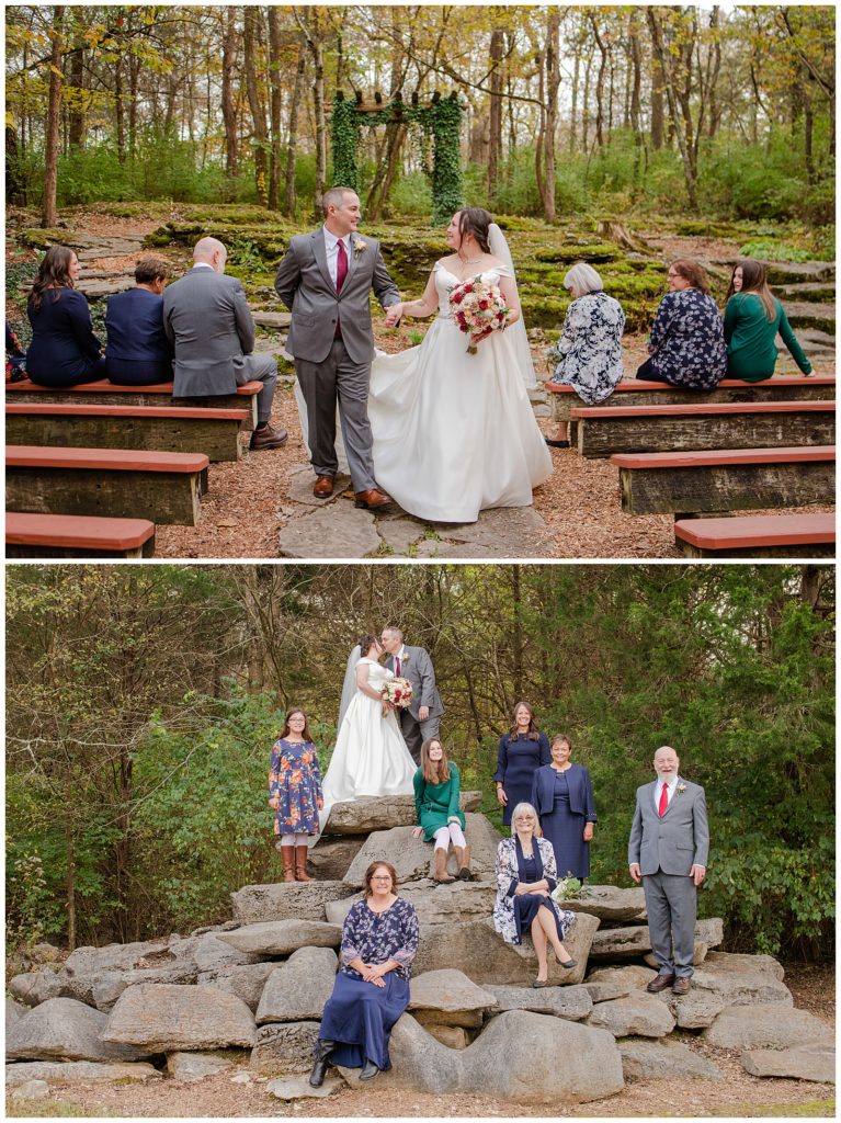 family photos at The Wedding Woods in Lebanon, Tn 