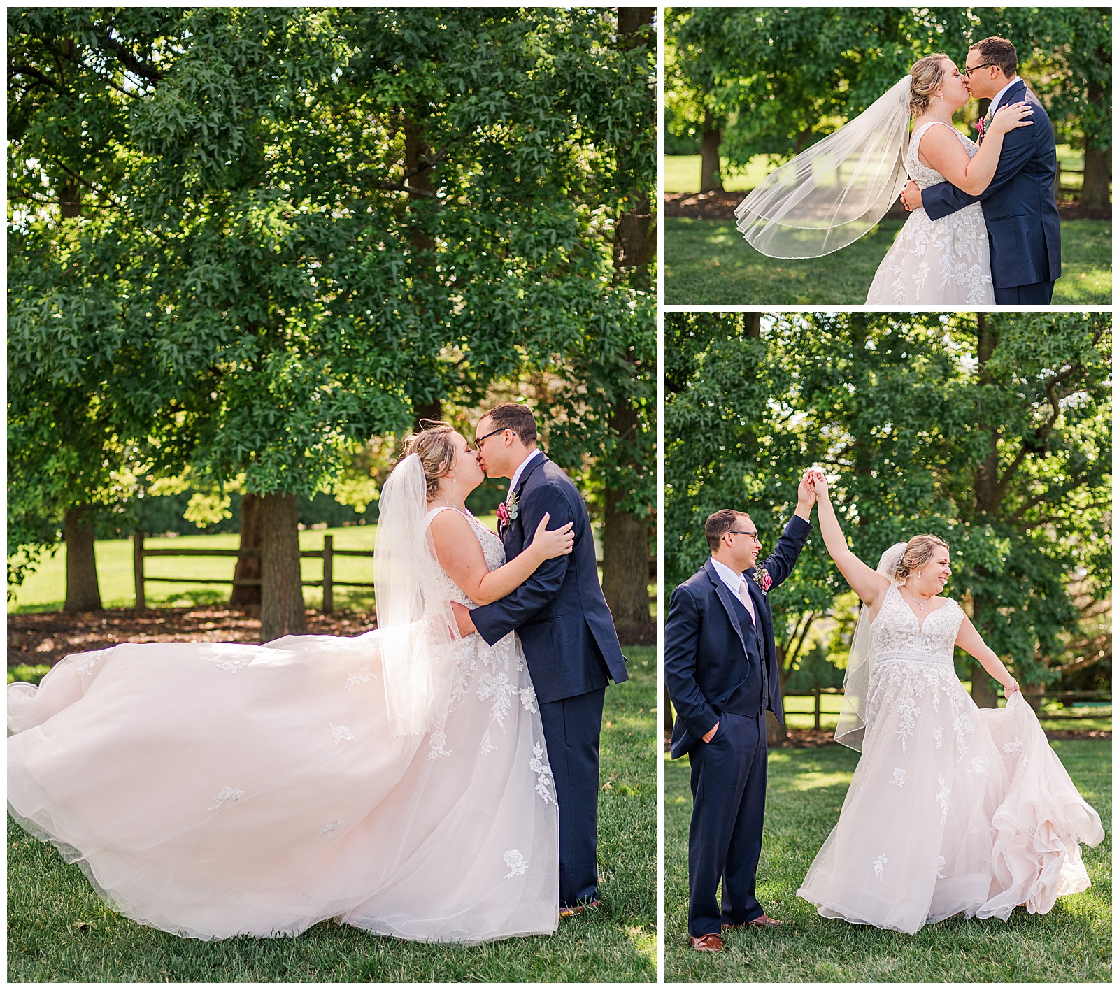 bride and groom portraits