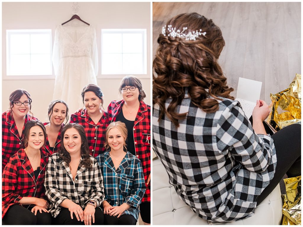 Tucker's Gap Event Center | bridesmaids in flannels