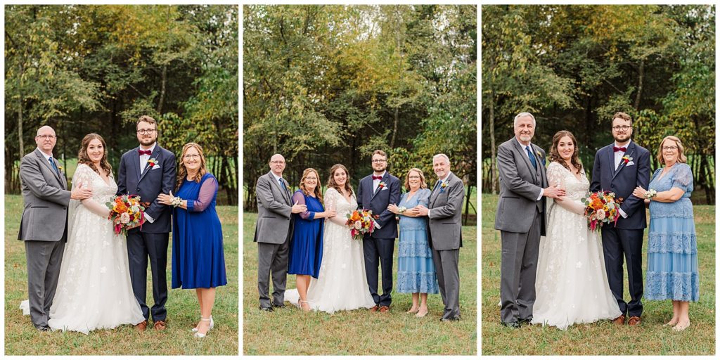 Tucker's Gap Event Center | fall wedding | family portraits 