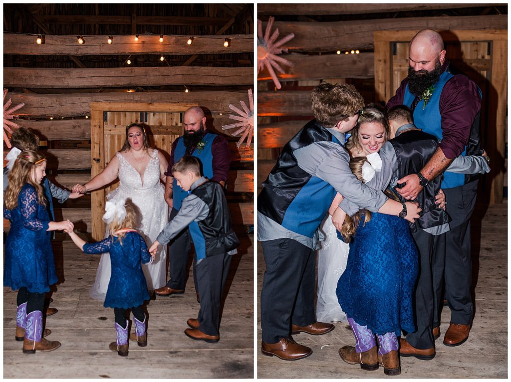 Fall wedding | The Farm at Cedar Springs | reception last dance 