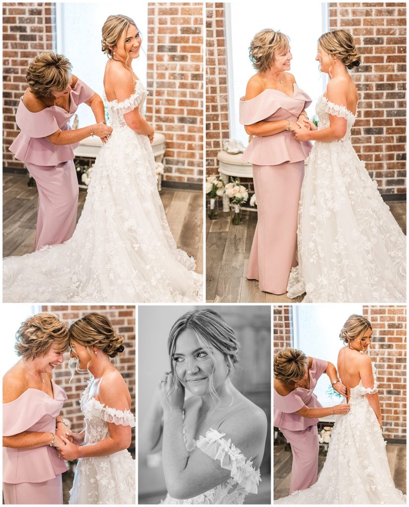bride getting ready | Summer Wedding | Photography by Michelle | Steel Magnolia Barn | Murfreesboro, TN
