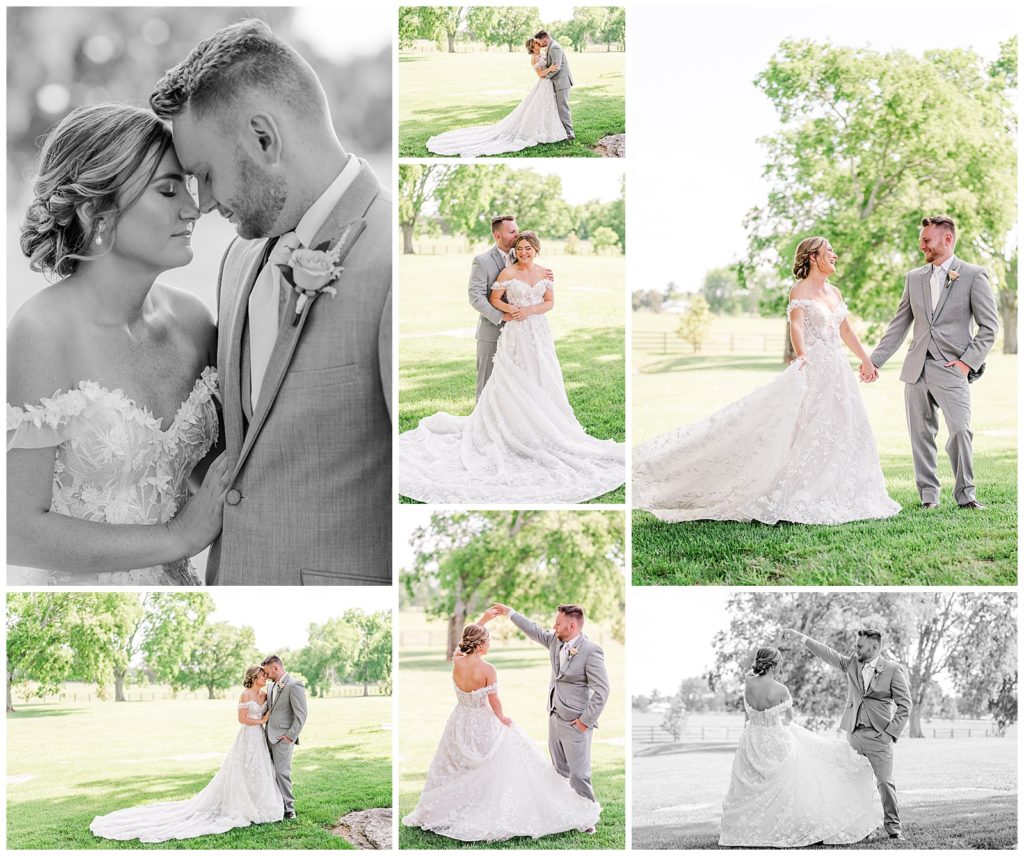 bride and groom portraits | Summer Wedding | Photography by Michelle | Steel Magnolia Barn | Murfreesboro, TN