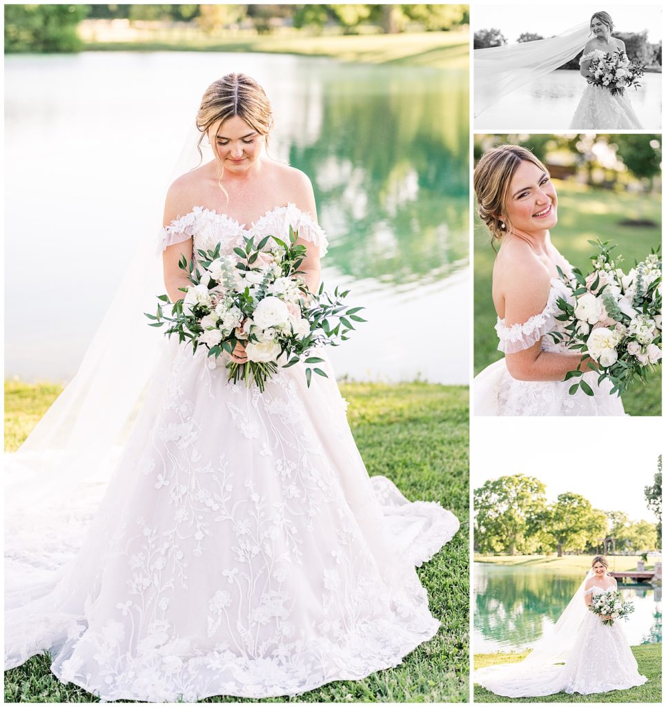 bridal portraits | Summer Wedding | Photography by Michelle | Steel Magnolia Barn | Murfreesboro, TN