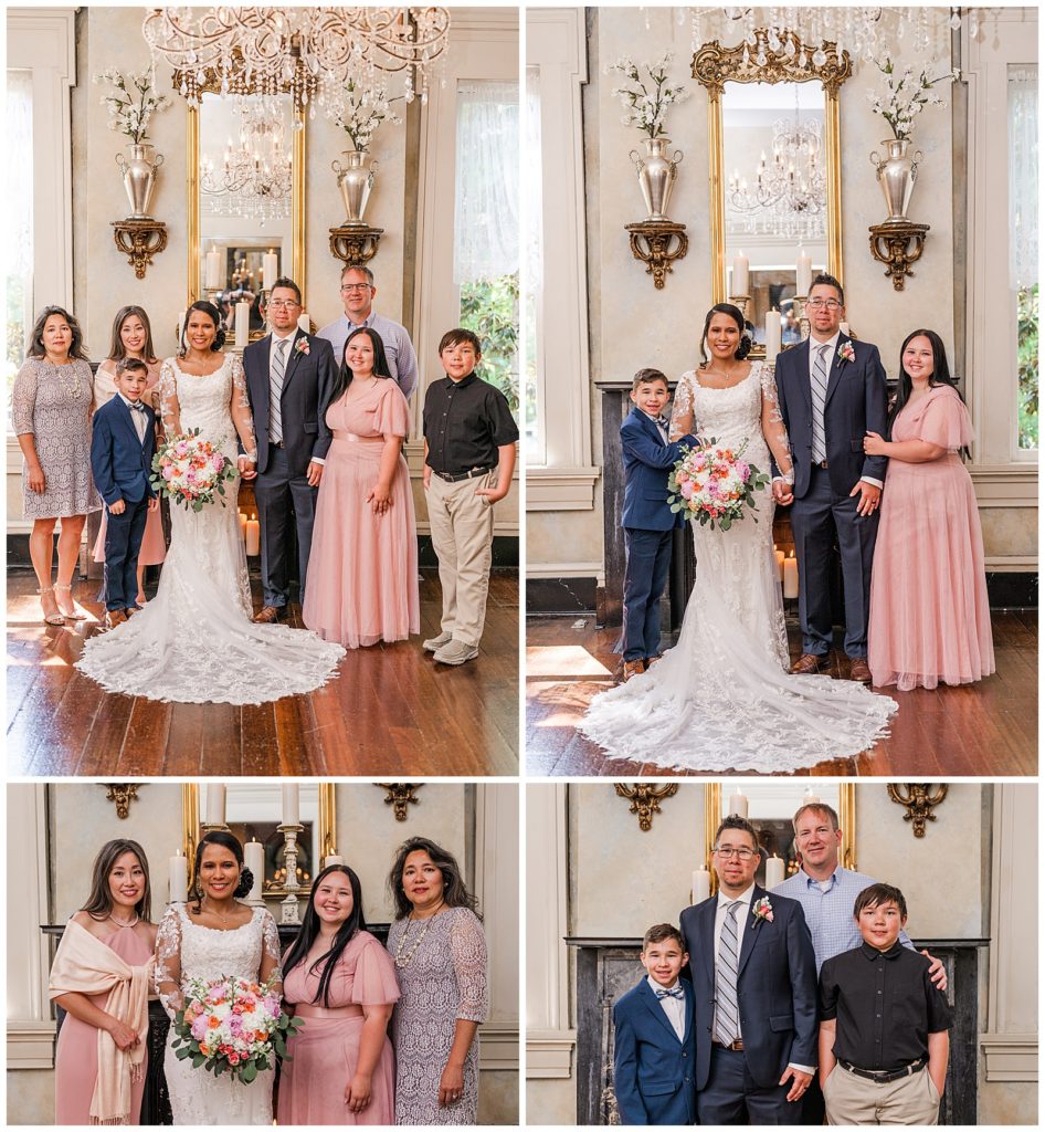 Photography by Michelle | Elopement at Riverwood Mansion | family portraits