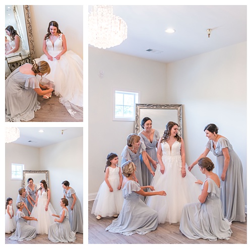 Photography by Michelle | Summer wedding at Tucker's Gap Event Center | getting ready photos