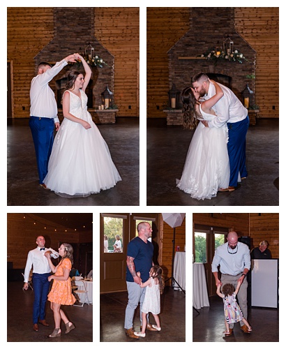 Photography by Michelle | Summer wedding at Tucker's Gap Event Center | reception photos