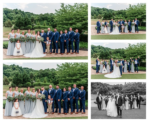 Photography by Michelle | Summer wedding at Tucker's Gap Event Center | bridal party photos
