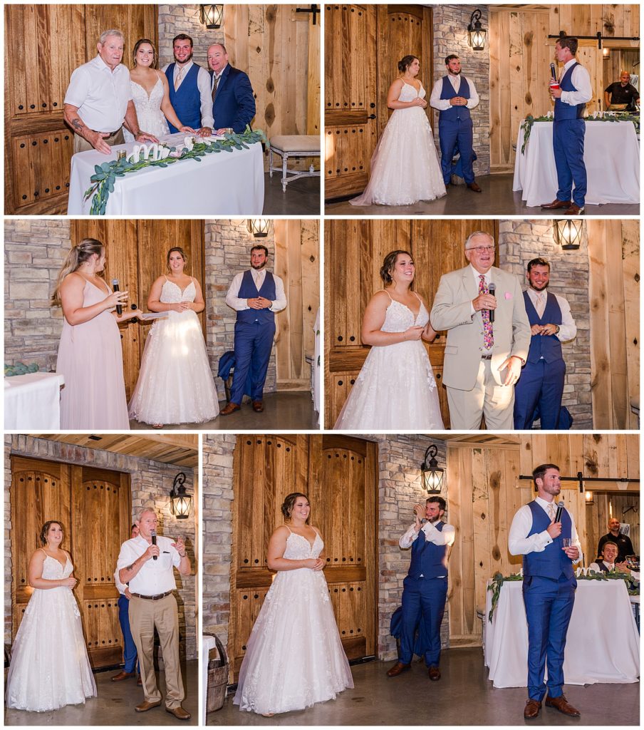 Summer wedding |The Wedding Venue at Likeazoo | Photography by Michelle | Lebanon, TN | reception speeches