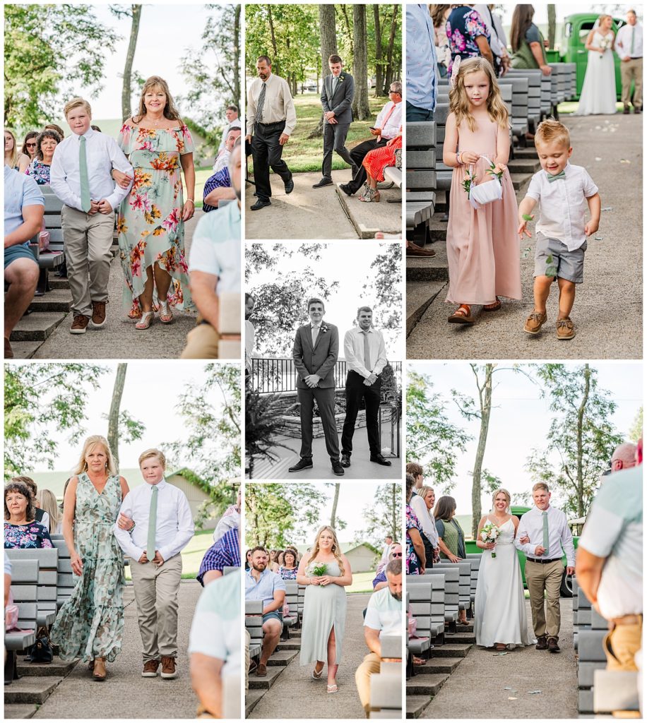 Ceremony | Cedar Creek Yacht Club wedding | Photography by Michelle 