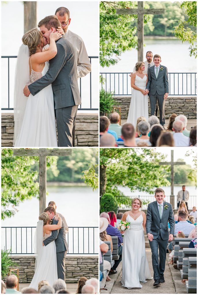 Ceremony | Cedar Creek Yacht Club wedding | Photography by Michelle 