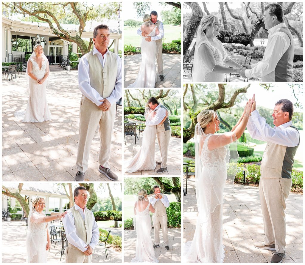 Daddy Daughter first look | Golf Club of Amelia Island | Photography by Michelle 