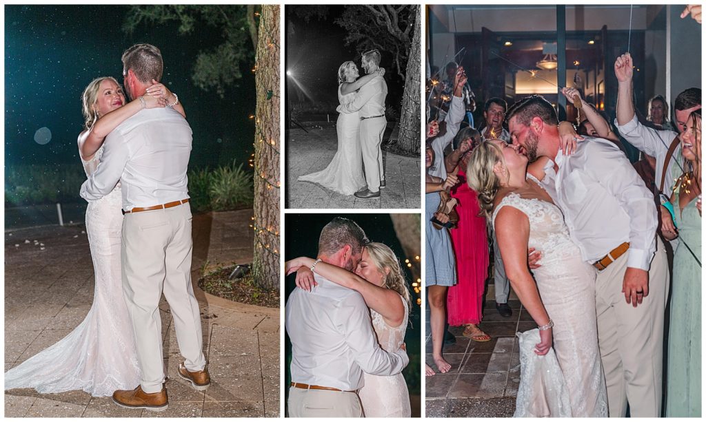 Reception last dance and exit Photos | Golf Club of Amelia Island | Photography by Michelle 