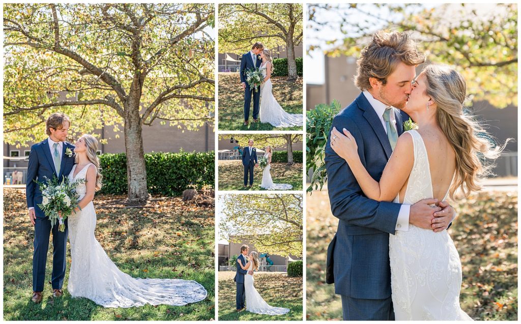 Fall Church Wedding | Photography by Michelle | Lebanon, TN | bride and groom portraits