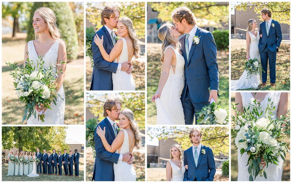 Fall Church Wedding | Photography by Michelle | Lebanon, TN | bride and groom portraits