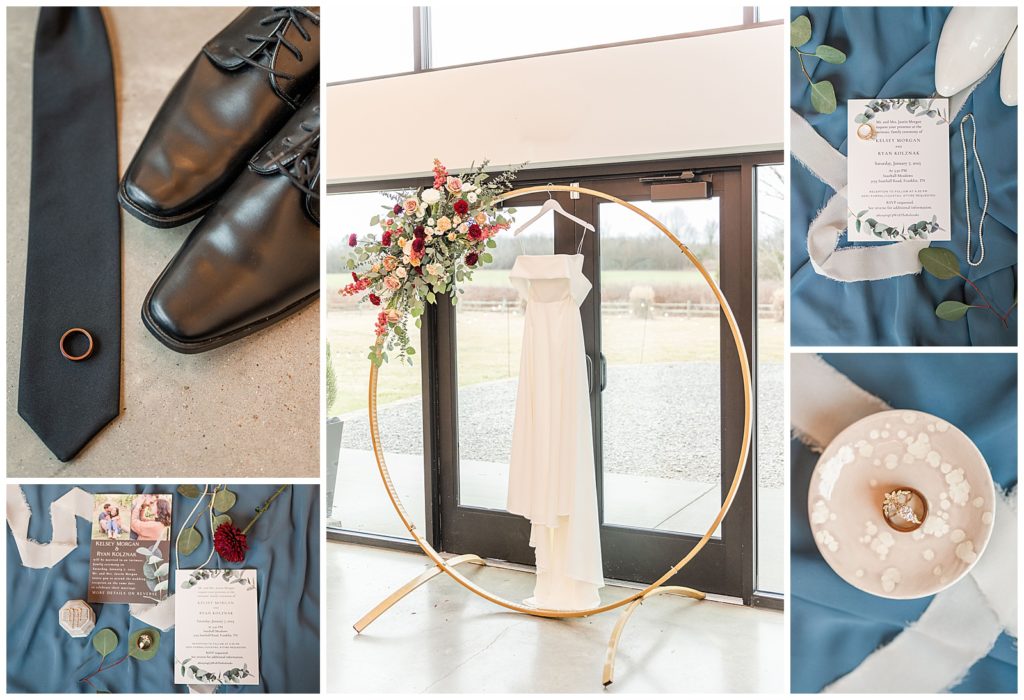 Winter wedding at Southall Meadows | Franklin, TN | details