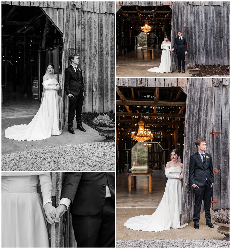 Winter wedding at Southall Meadows | Franklin, TN | first touch photos