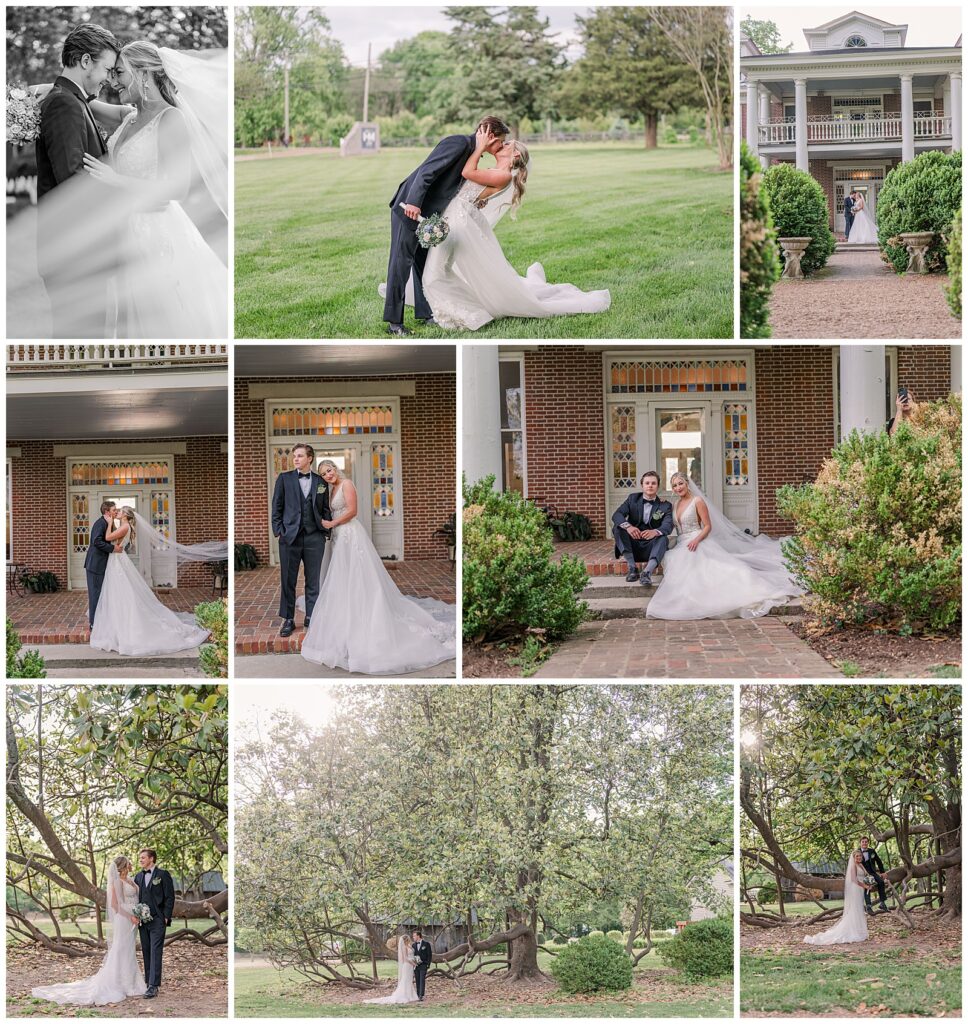 Spring wedding at Homestead Manor | Bride and Groom photos
