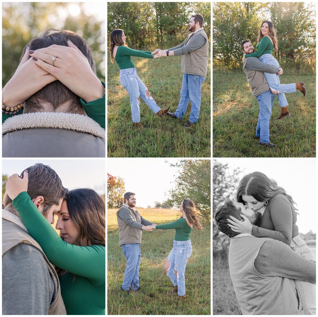Fall engagement session in Lebanon, TN