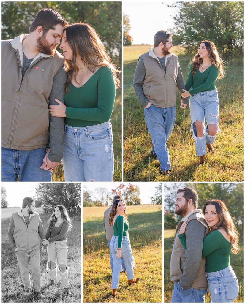 Fall engagement session in Lebanon, TN