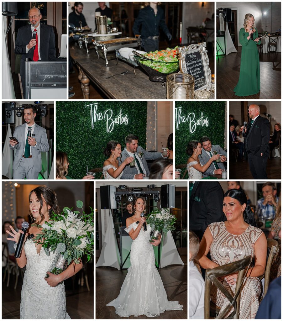 NYE wedding at The Venue at Birchwood | reception photos
