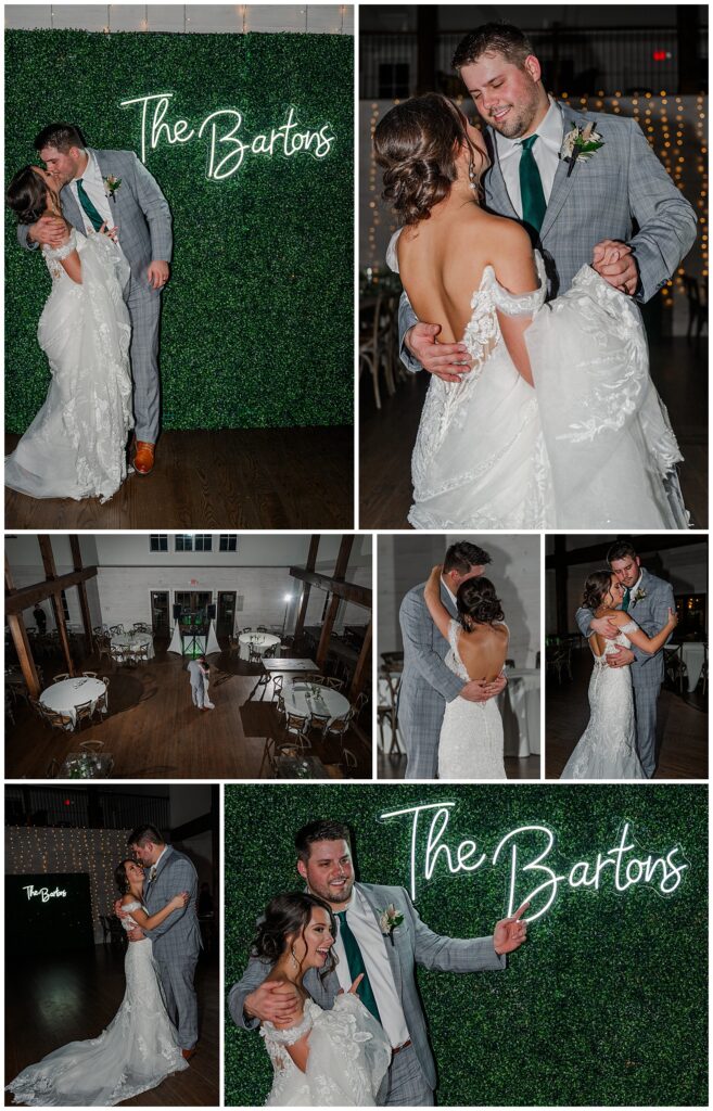 NYE wedding at The Venue at Birchwood | private last dance photos
