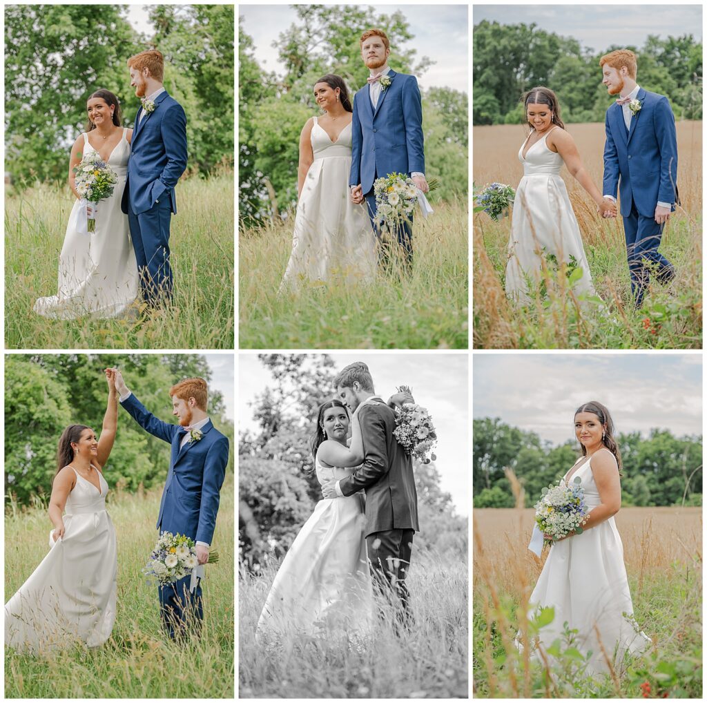 Summer Church wedding | bride and groom photos