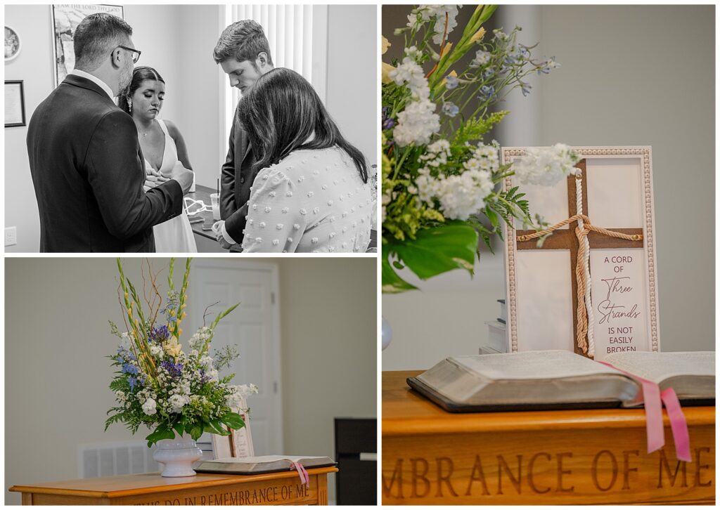 Summer Church wedding | ceremony photos